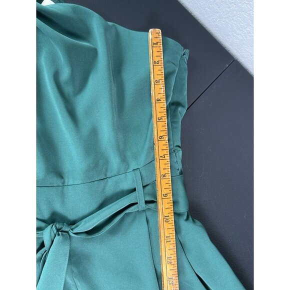 NWT-Entro‎ Romper Womens Small Belted Flowy One Shoulder - Picture 11 of 11